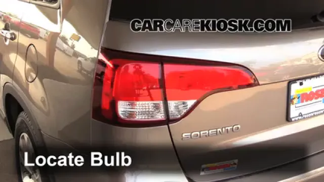 2014 Kia Sorento EX 3.3L V6 Luces Luz de reversa (reemplazar foco)
